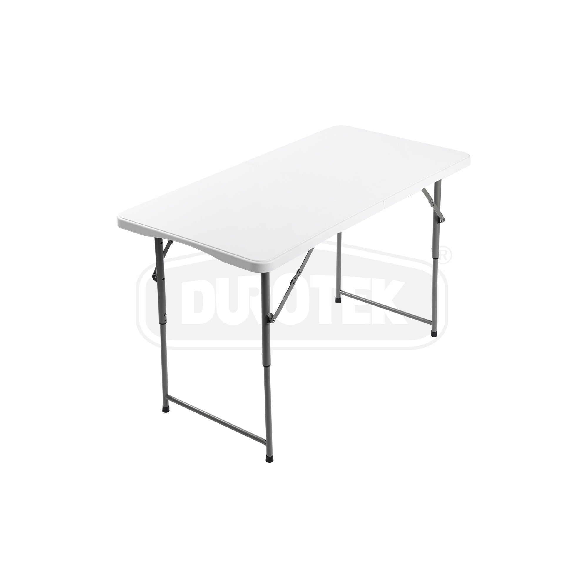 4FT Fold-in-Half Adjustable Table
